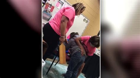 spank teenager|Spanking video: Florida school principal seen paddling young girl .